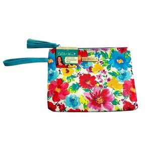 The Pioneer Women Breezy Blossom Wristlet Cosmetic Bag
